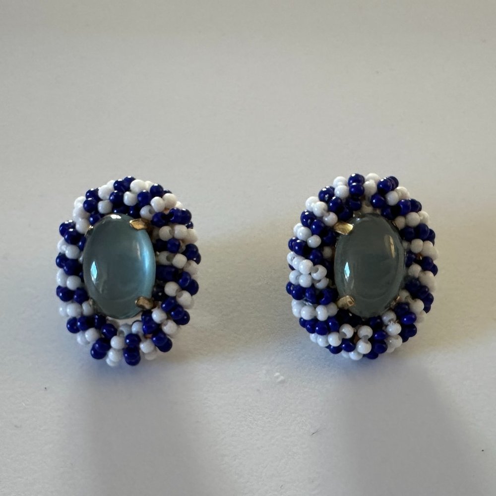 J.Crew beaded rope stud earring